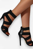 High-Heeled Strappy Sandal