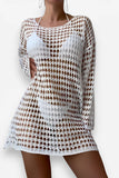 Bikini Cover-up Mesh Hollow Knitted dress