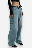 Loose Wide-Leg denim Jeans