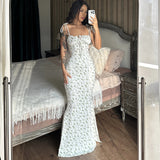 Floral Sling Big Swing maxi Dress