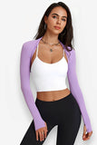 Long-sleeved yoga dance waistcoat