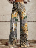 Casual Floral Wide Leg pants