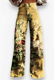 Casual Floral Wide Leg pants