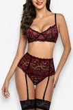 sexy  two-color lace Lingerie Set