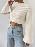 Half Turtleneck Pullover Sweater