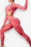 Camouflage seamless yoga suit