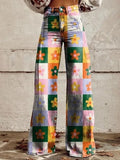 Casual Floral Wide Leg pants