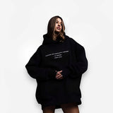 Street Trend Oversize Hooded Sweatshirt