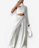 Loose Casual Wide-leg Trousers