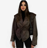 Sheepskin Imitation Leather Jacket