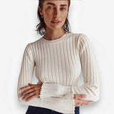 Long Sleeve Round Neck Knitted Sweater