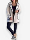 Women's Woolen Trench Coat Casual Blazer