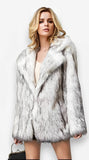 Mid-length Suit Fur Coat