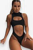 One-piece swimsuit Bikini with zipper